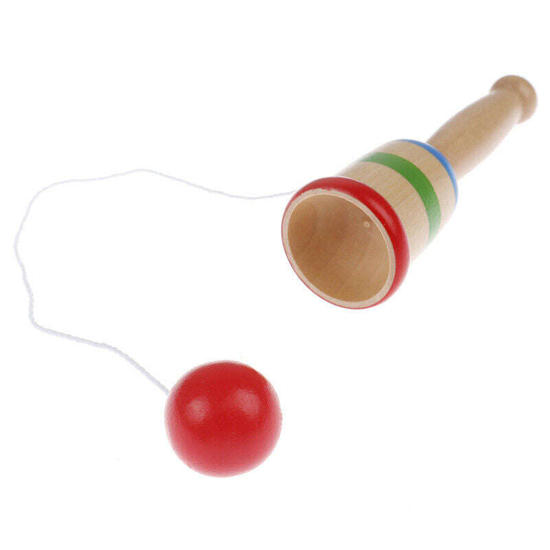 Kids Anti Stress Simple Wooden Cup Ball Toys for Children Outdoor Funny G.l8