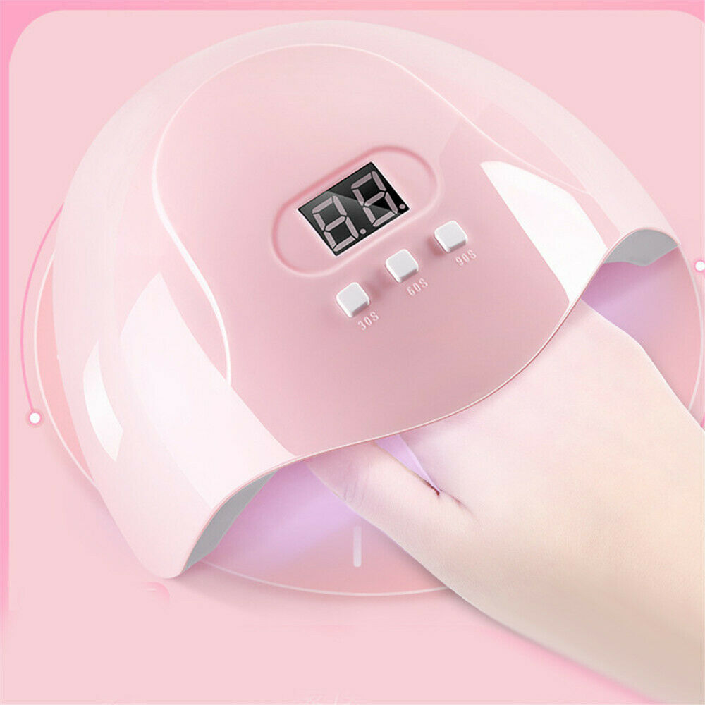 1x2021 Professional USB LED UV Nail Dryer Gel Polish Lamp Salon Manicure 54W Hot