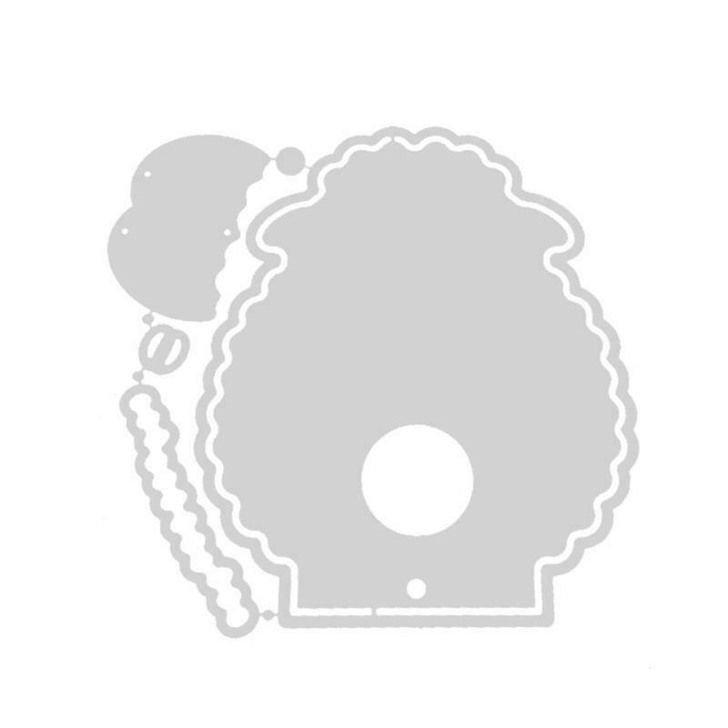 Cute Sheep Lollipop Box Carbon Steel Cutting Dies DIY Scrapbooking Photo Album