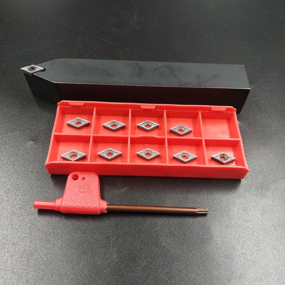 SDNCN2020K07 Lathe External Turning Tool Holder+DCMT070204 BP1125 Turning insert