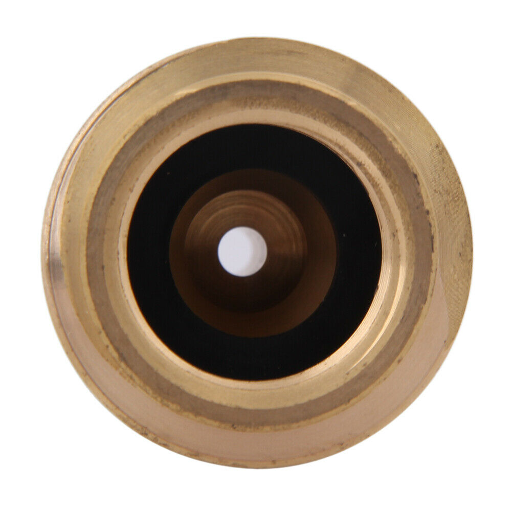 Converts Propane LP TANK POL Service Valve to QCC Outlet Brass Adapter @