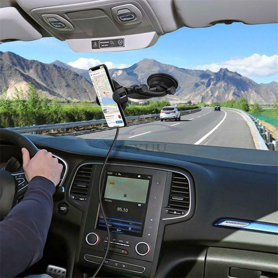 2-3.5A 360°Rotation Smart Protection Adjustable Pedestal Wireless Charger Holder