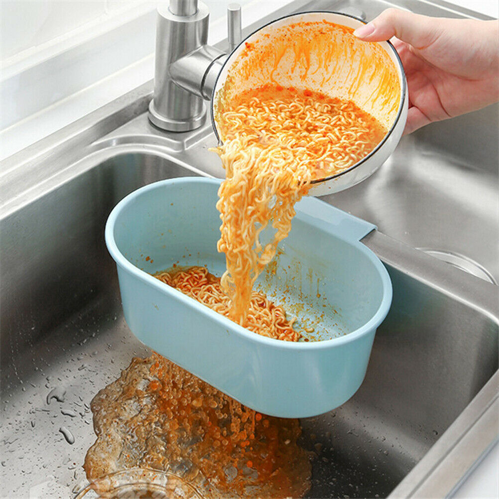 Sink Strainer Kitchen Waste Filter Basket Hanging Storage Rack for Kitchen Tools
