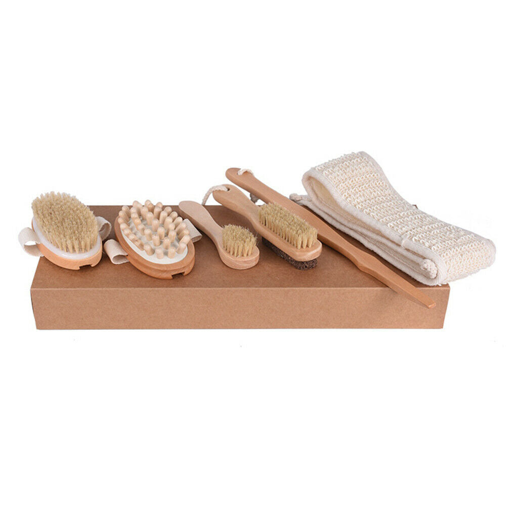 Exfoliation Bath Shower Body Brush Bristle Back Exfoliator Brush Scrubber