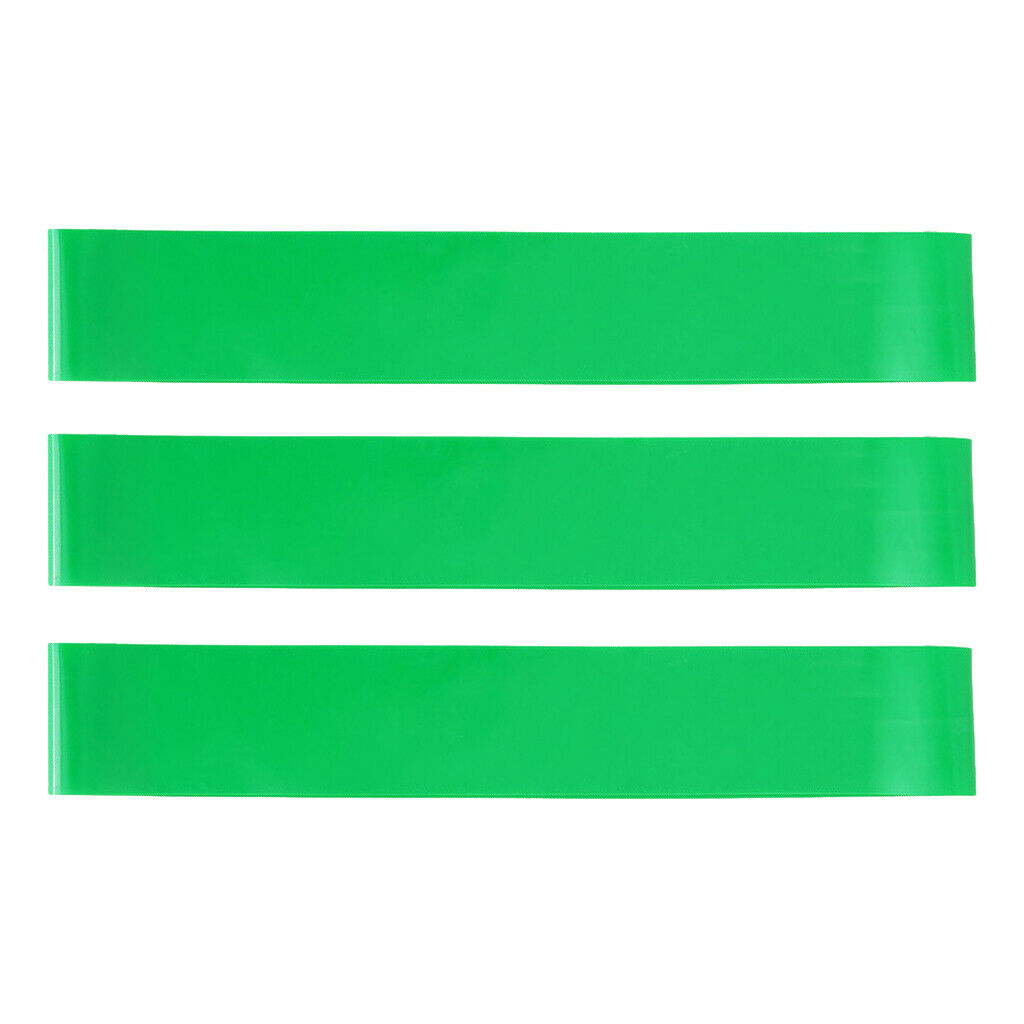 3 Pieces Ladies Indoor Green Resistance Band Elastic Pilates Latex Mobility