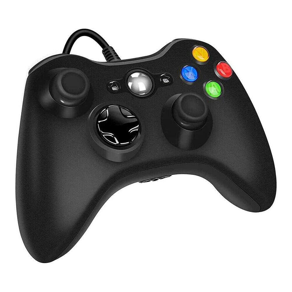 BLACK BRAND NEW USB WIRED CONTROLLER FOR MICROSOFT XBOX ONE S DESKTOP LAPTOP
