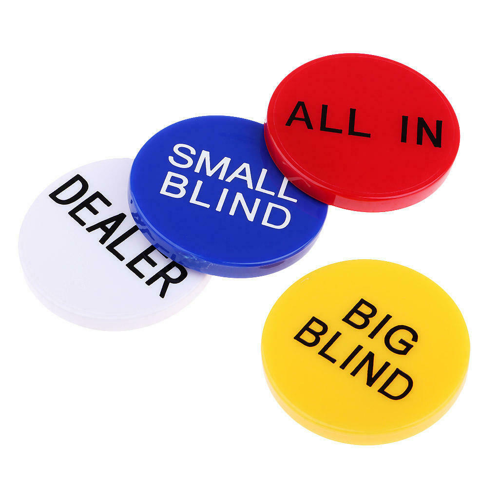 1 set of Pokerbottons large button diameter: approx. 5cm / 1.97 inches - white,