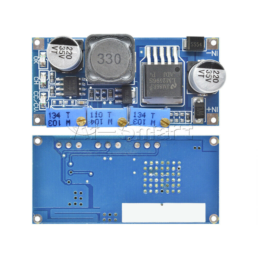 LM2596 DC-DC Adjustable Step-down Power Supply Module CC-CV LED Driver 7V-35V