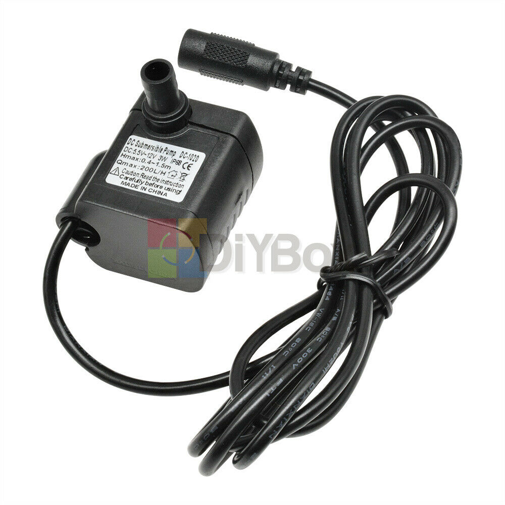 5X 5.5V- 12V DC 3W Submersible Water Pump Aquarium Fish Tank Fountain Pond Pump