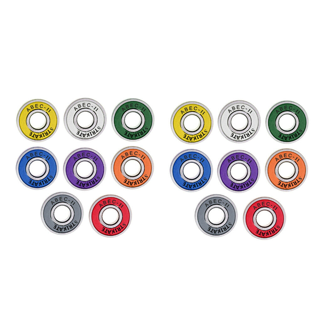 16Pcs Frictionless Abec 11 Skateboard Bearing Rolling Bearings Bearing
