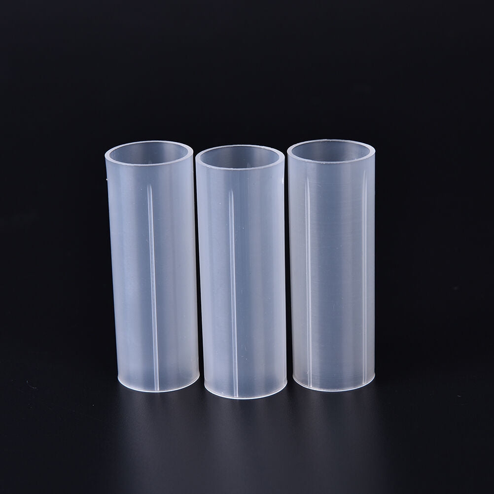 3Pcs 18650 Battery Tube Holder Plastic Case Adaptor For Flashlight Torch .l8