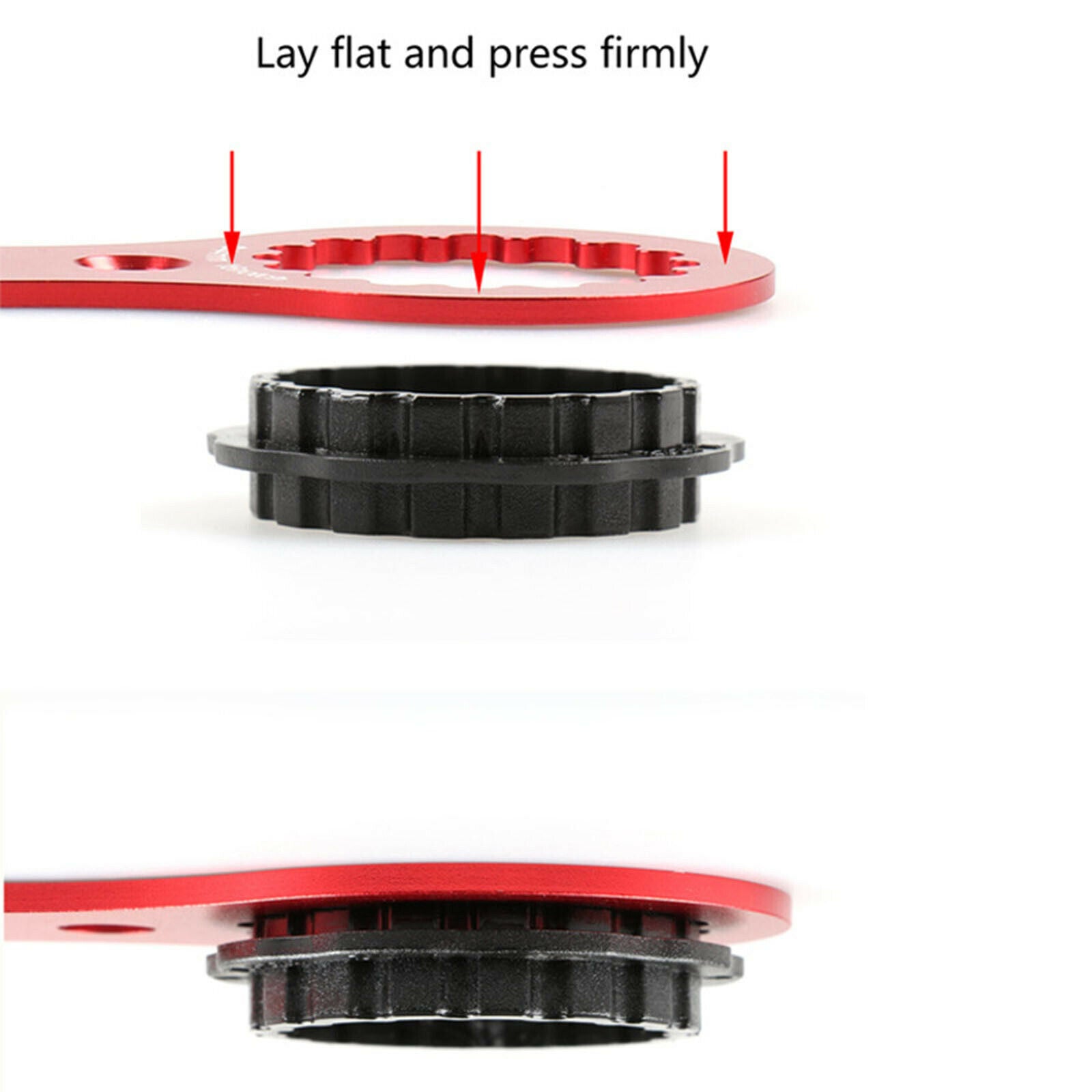Alloy Bicycle Bottom Bracket Tool 2 in 1 Bike BB Wrench Installation Remover