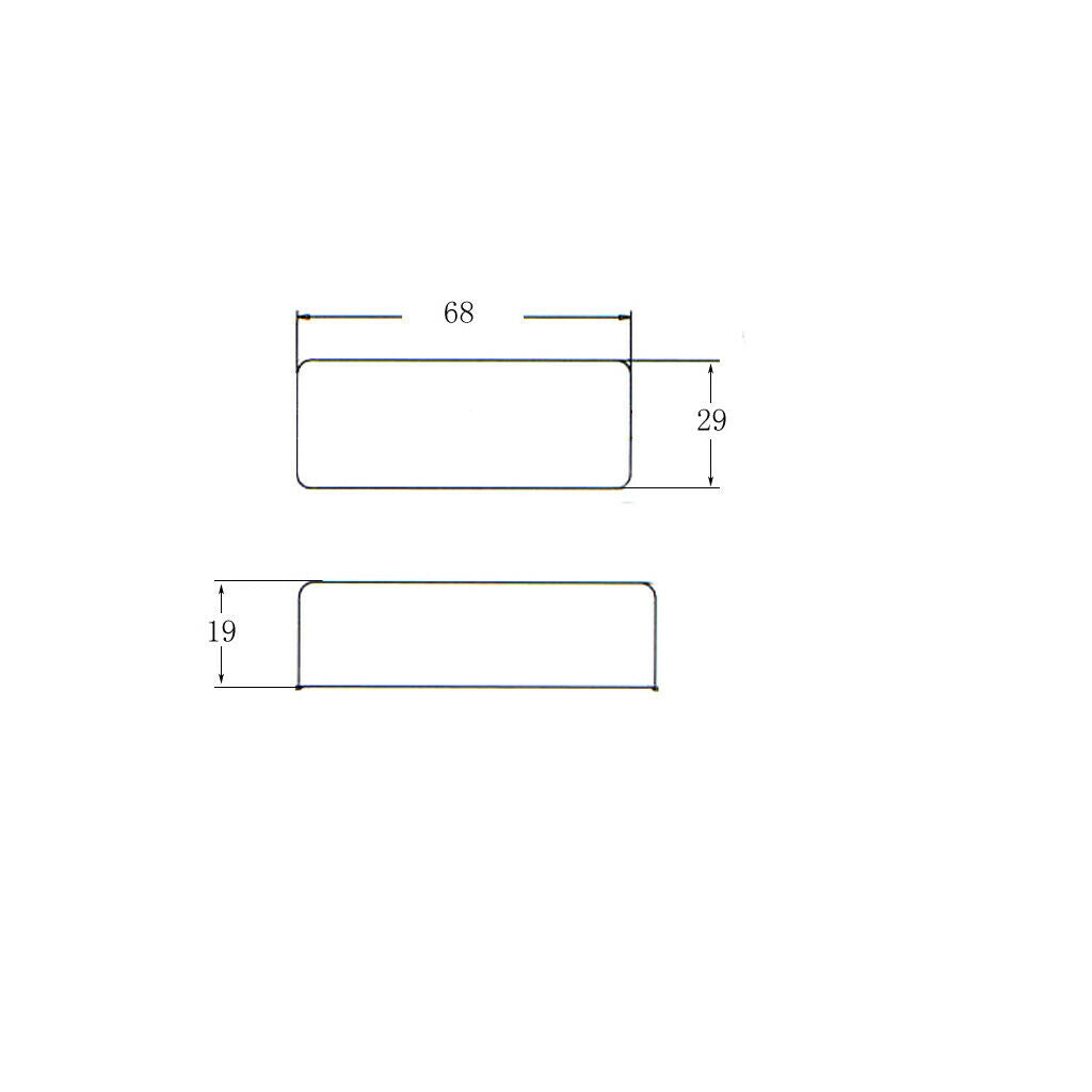 Electric Guitar Humbucker Double Coil Pickup Baseplates N+B with Cover