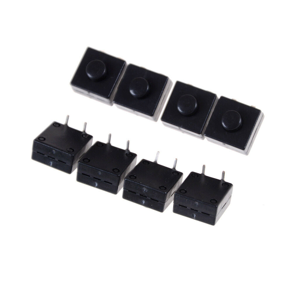 10X Set 12x12x9mm Latching Tactile Push Button Switch Tact SMD PCB 2-pin D.l8
