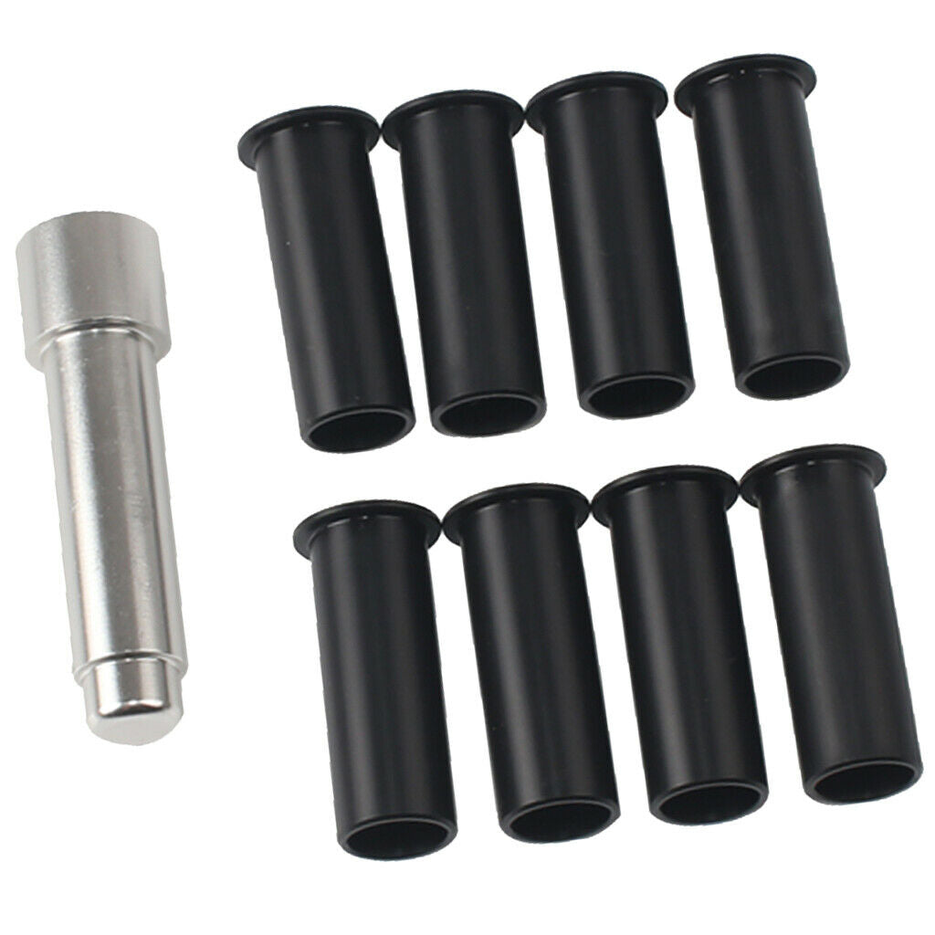 Door Hinge Bushing Liners 4 Door Lightweight For Jeep Wrangler JKU 07-18 Black
