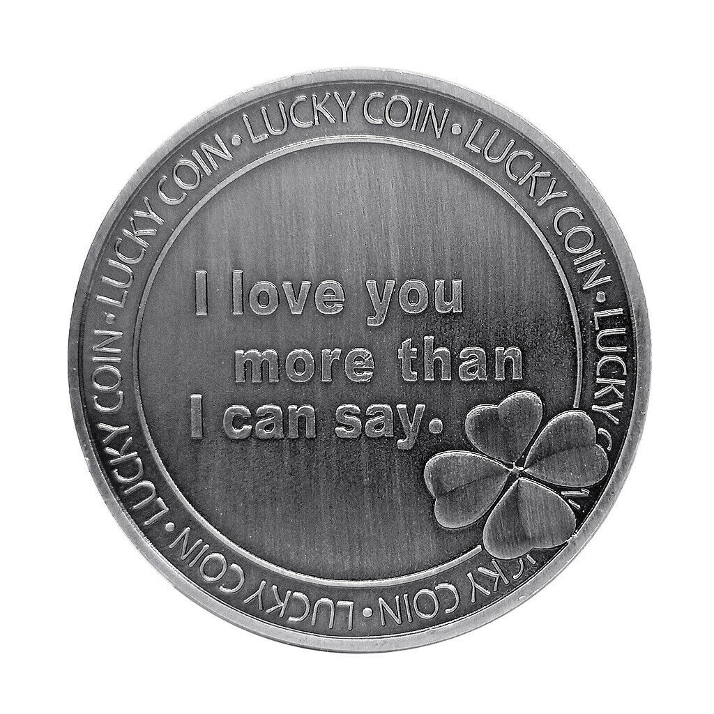 Romantic Couples Souvenir Coin Commemorative Coin Sentimental Love Lucky Coin