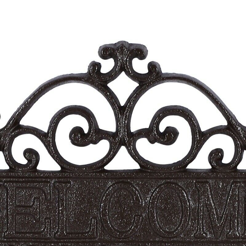 Welcome Sign Wall Plaque Home Garden Outdoor Hanging Decor Decorative CreativeA1