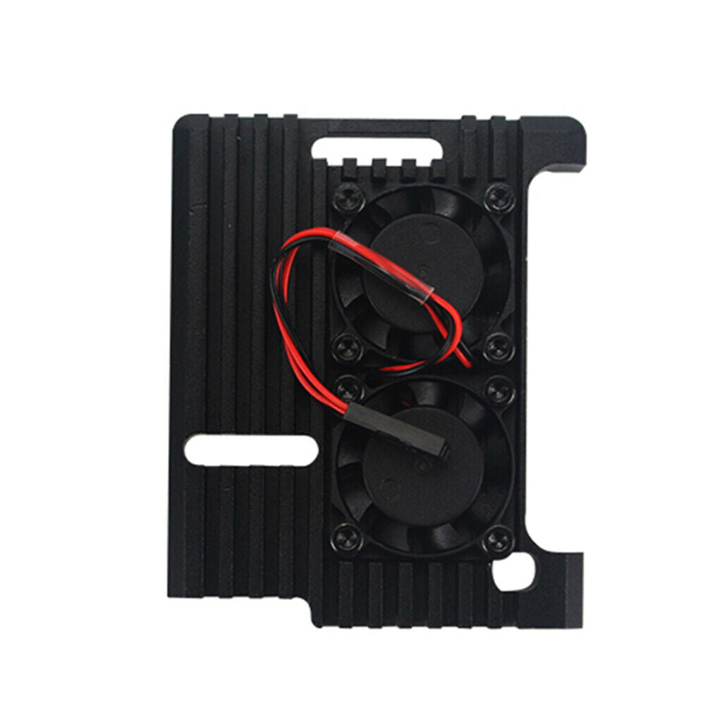 Raspberry Pi Cooling Fan Heatsink Dual Fan Cooler Fan with 4 Pack Thermal Tapes