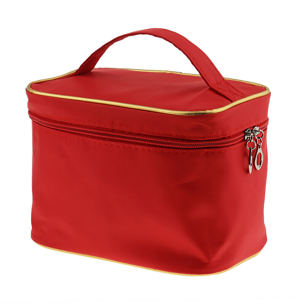 Waterproof Makeup Bag Cosmetic Storage Organizer Box Holder Travel Red