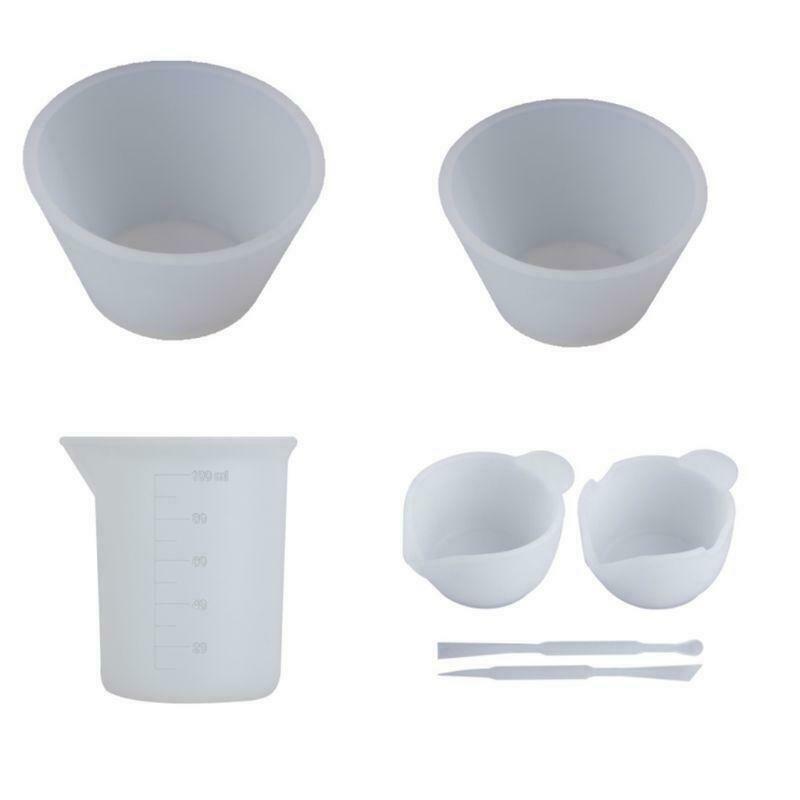 Crystal Epoxy Silicone Mold Dispensing Measuring Cup DIY Jewelry Crafts Making