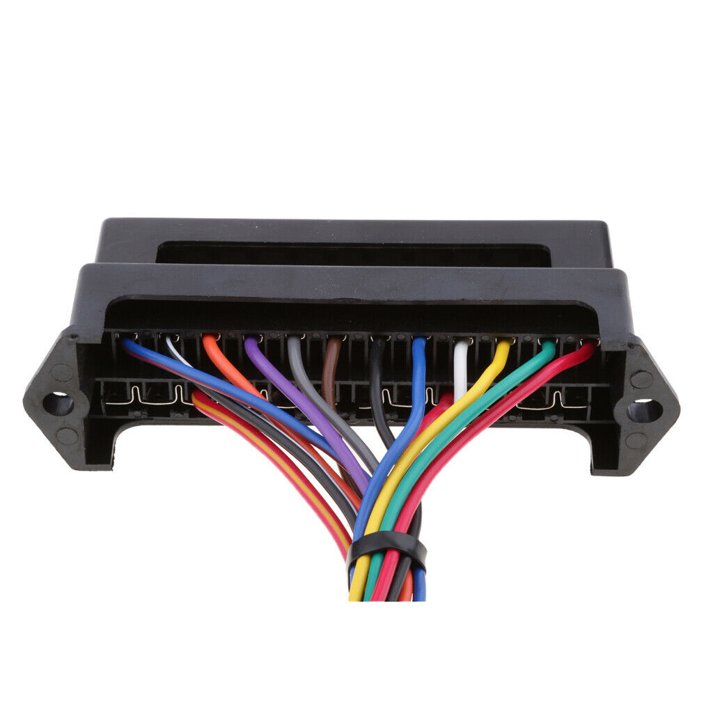 1A-40A 12-Way Automotive Relay Fuse Holder Distribution Block 32V Voltage