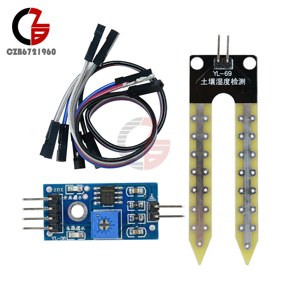 5PCS Soil Hygrometer Detection Module Soil Moisture Sensor For arduino