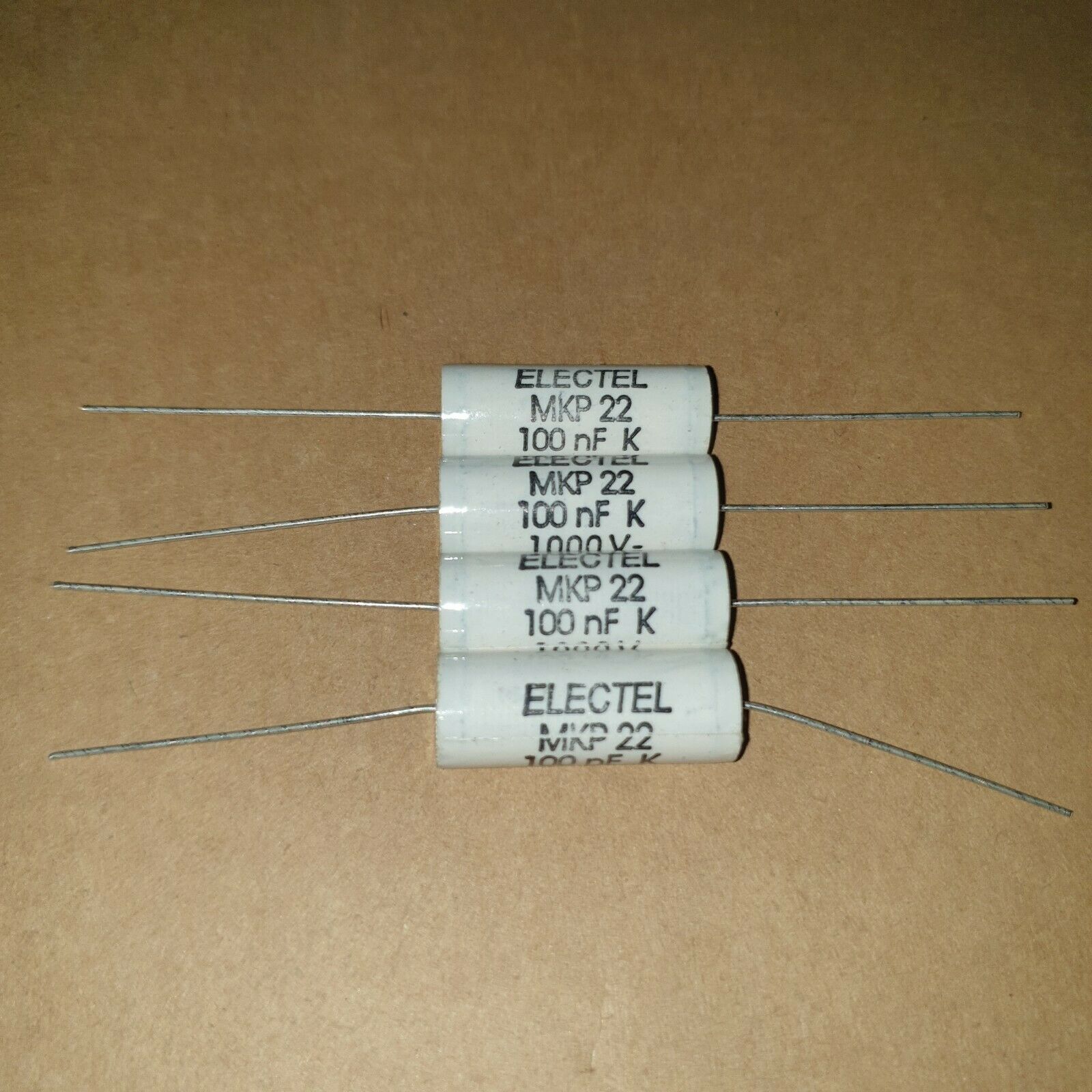 16pcs NOS ELECTEL MKP22 0.1uF 100nF 1000V HIEND MKP TUBE AMP CAPS!