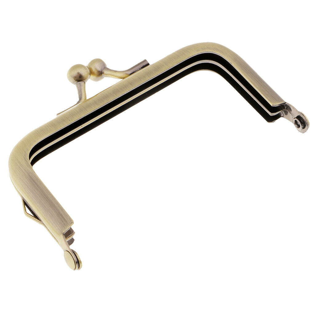 Metal Frame Rectangle Kiss Closure for DIY Purse Bag Purse