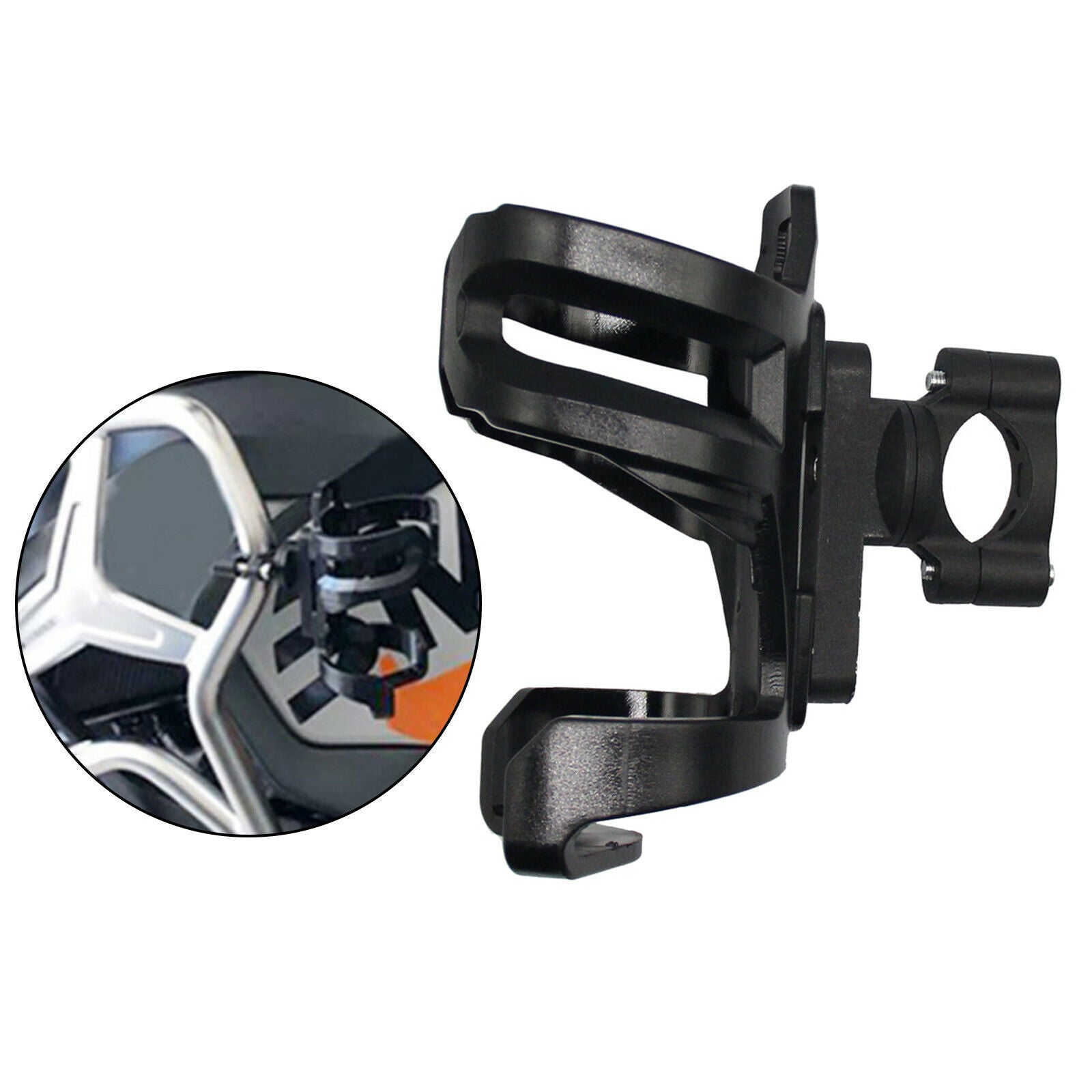 Universal Motorcycle Bike Drink Holder Bracket Beverage Cup Stand Adapter