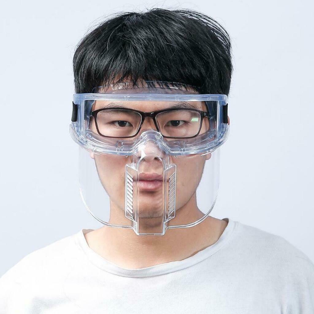 Splash Proof Goggles Safety Dust Face Shield Metal Casting Separable Design