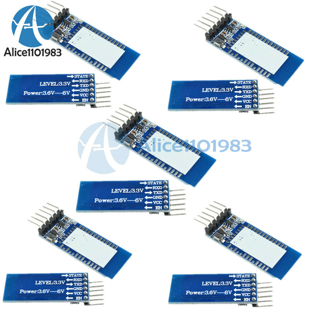 10PCS Bluetooth Serial Transceiver Module Base Board HC-05 HC-06 For Arduino