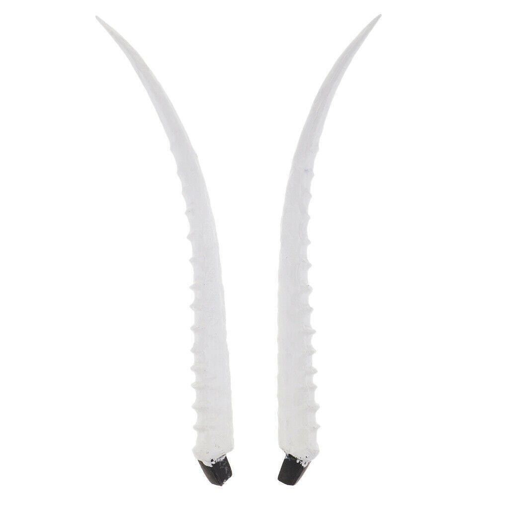 45cm Artificial Antelope Horns Costume Accessory for DIY Hair Headband Hoop