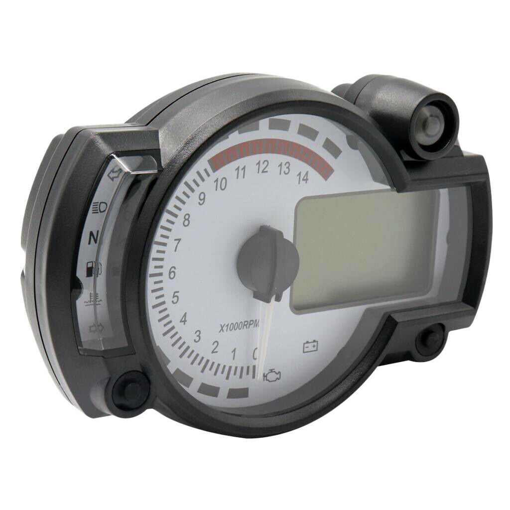 Car Auto Motorcycle Instrument Assembly 12V Electrical 7 Color LED Display