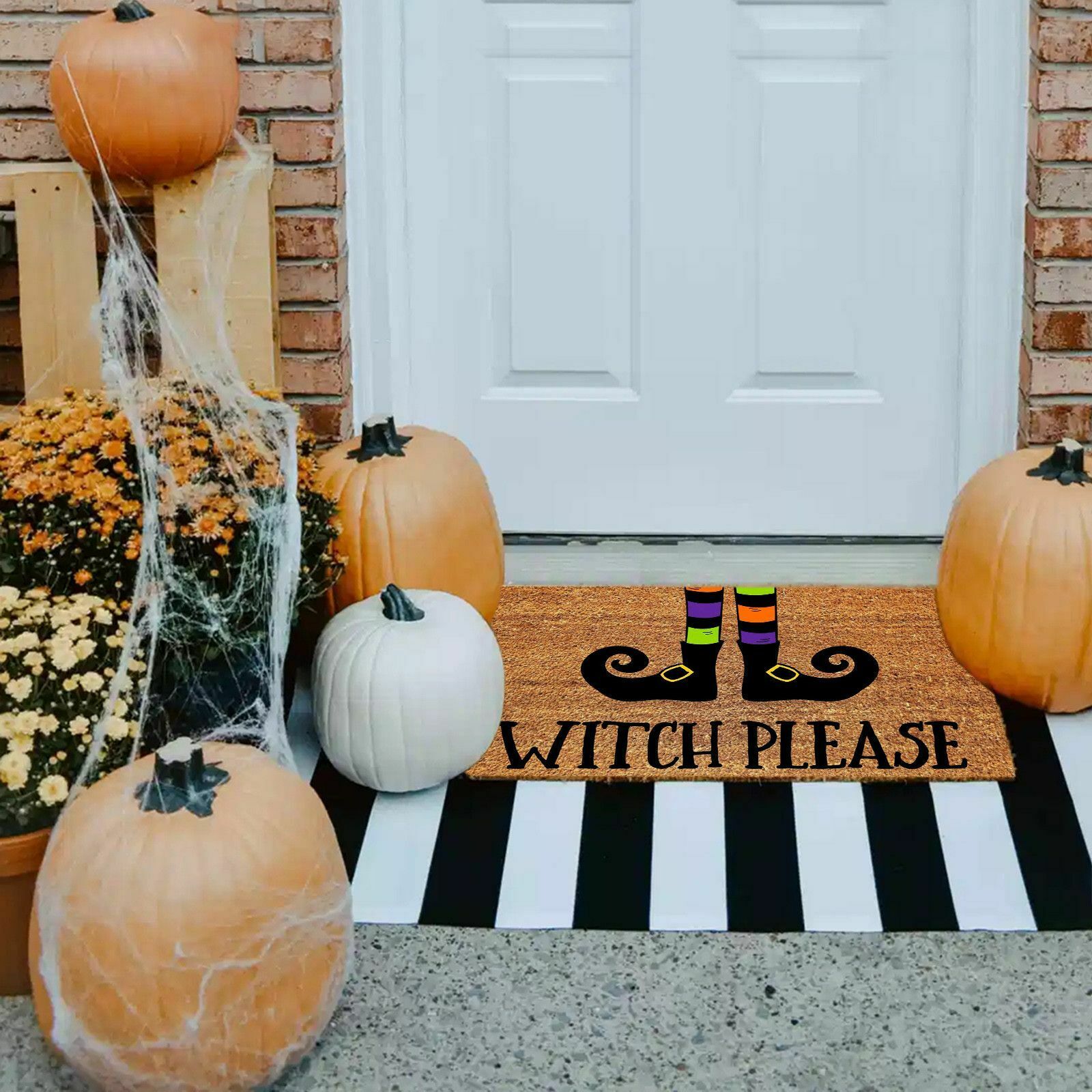 Anti-Slip Bottom Welcome Home Blanket Outdoor Carpet Halloween Doormat Door Mat