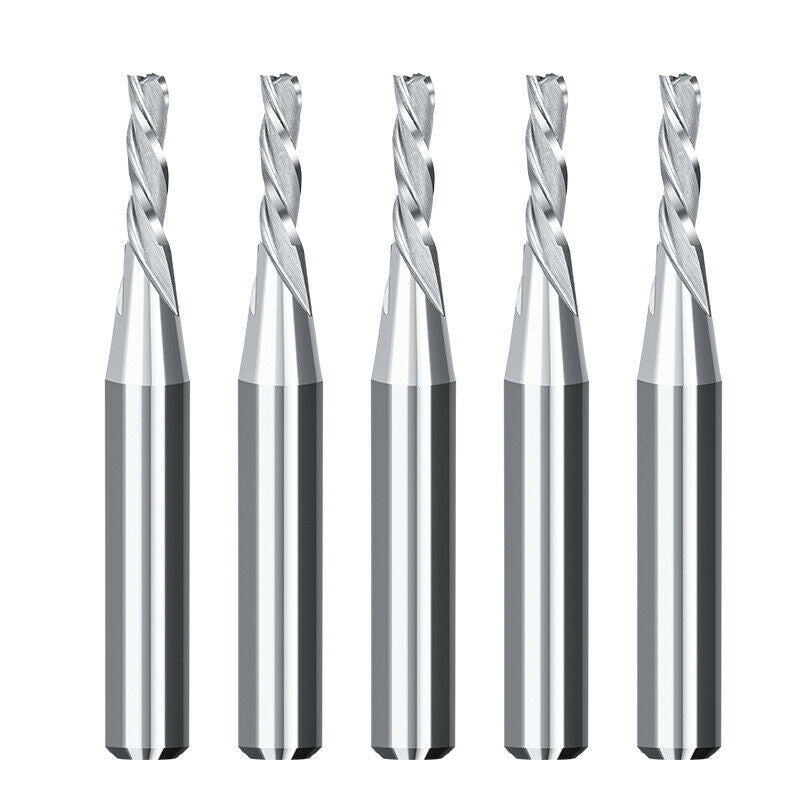 6.35Mm Shank 3-Slot Compression Milling Cutter Spiral Carbide Milling Cutter