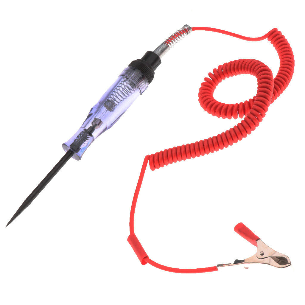 System Long Probe Continuity Test Light Car Voltage Circuit Tester 12V 6V