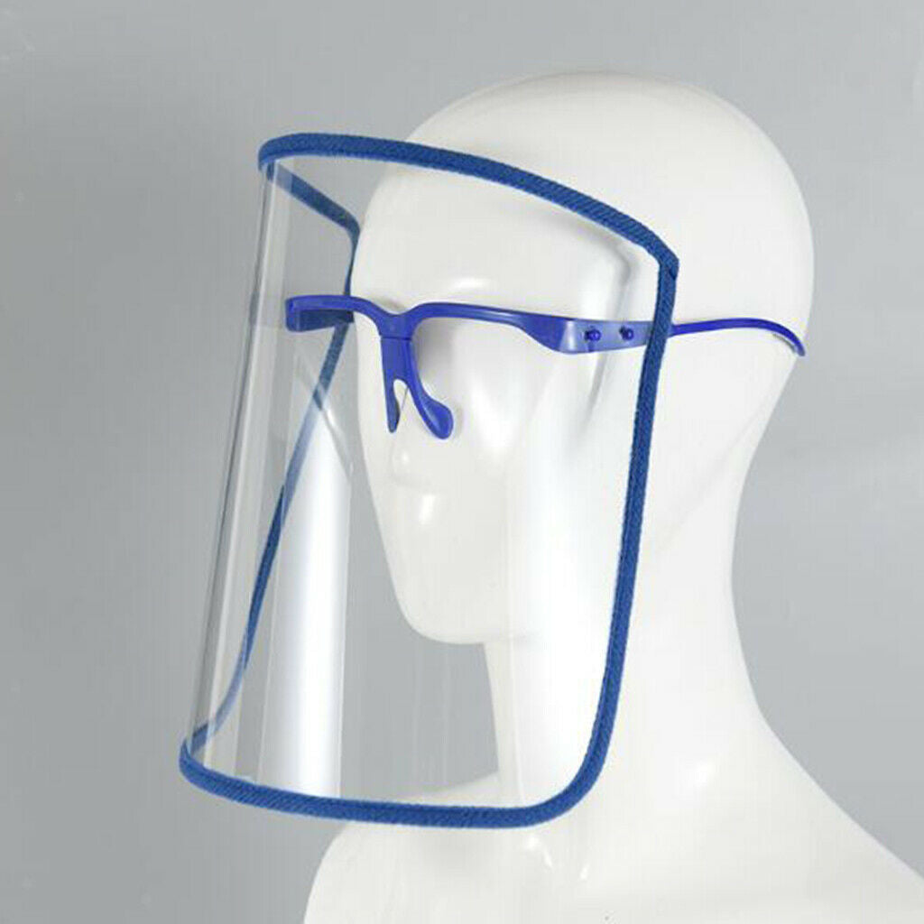 5Pcs Clear Full Face Shield Guard Goggles Visor   Protector Washable
