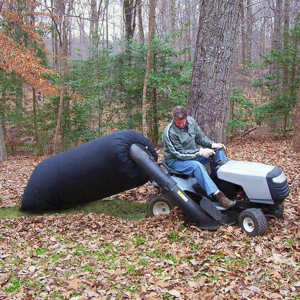 Lawn Tractor Leaf Bag Mower Catcher Riding Grass Sweeper Rubbish Bagger Outdoors