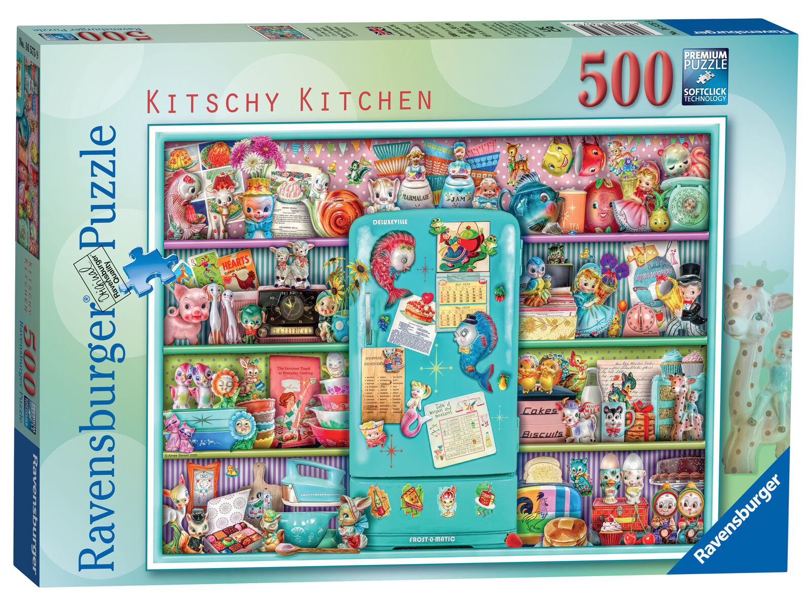 16575 Ravensburger Kitschy Kitchen Jigsaw Puzzle 500pc Suitable for Age 10+