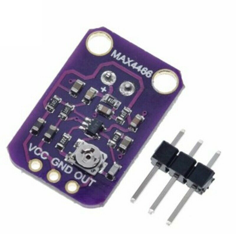 5 Pcs GY-MAX4466 Microphone AGC Amplifier Board Module Auto Gain Control AttacI9