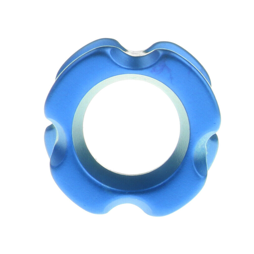 Archery Aluminium Peep Sight for Compound Bow Hunting 1/4inch Blue