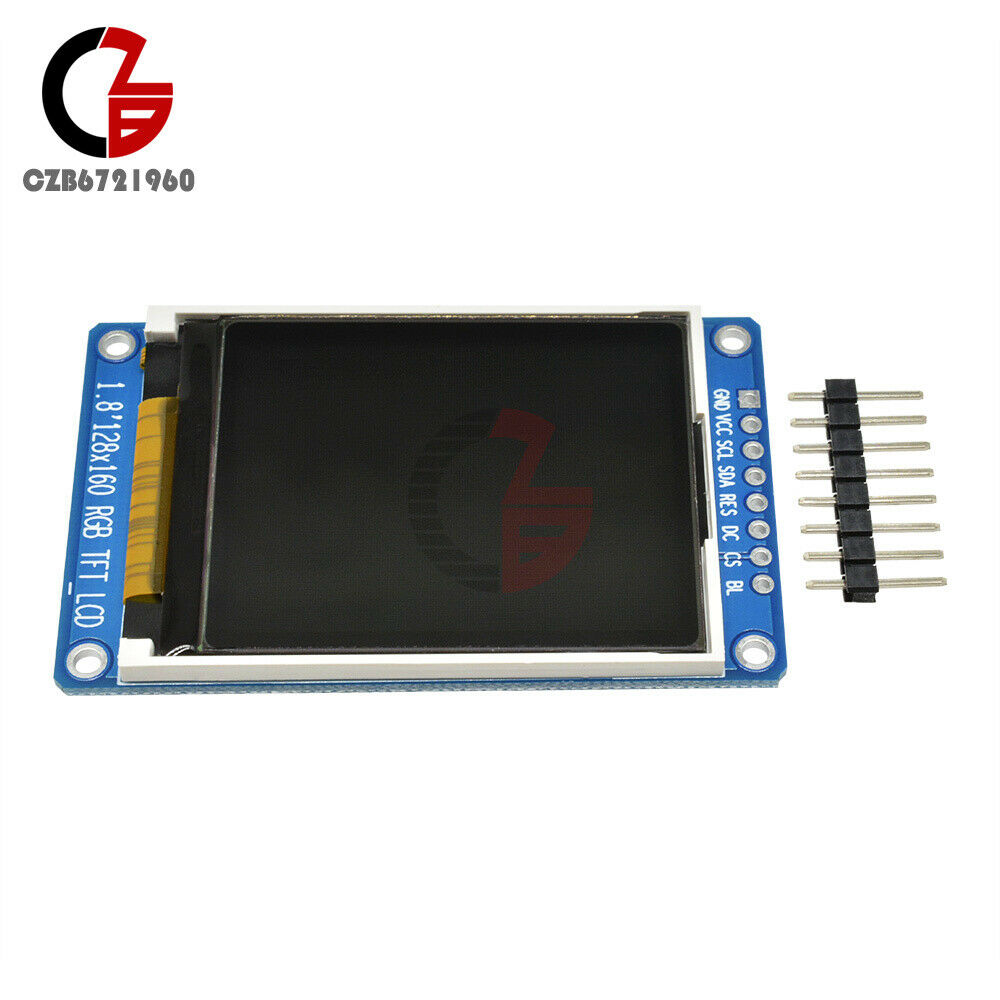 1.8inch TFT Full Color LCD Display Module 128X160 Serial SPI ST7735S for Arduino