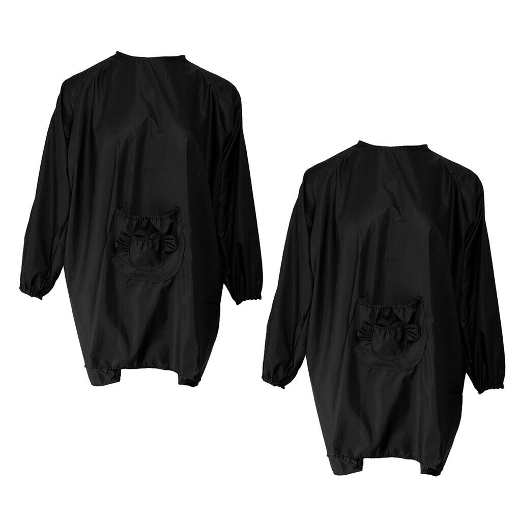 2 Pc PRO Salon De Coiffure Coupe De Cheveux Robe Cape Coiffeur Coiffure Tablier