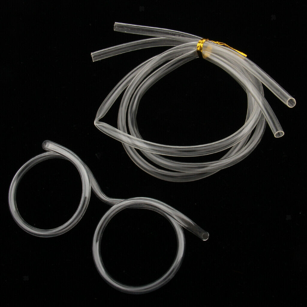 Funny Flexible Drinking Straw Tube Glasses Carnival Party Fancy Dress Clear
