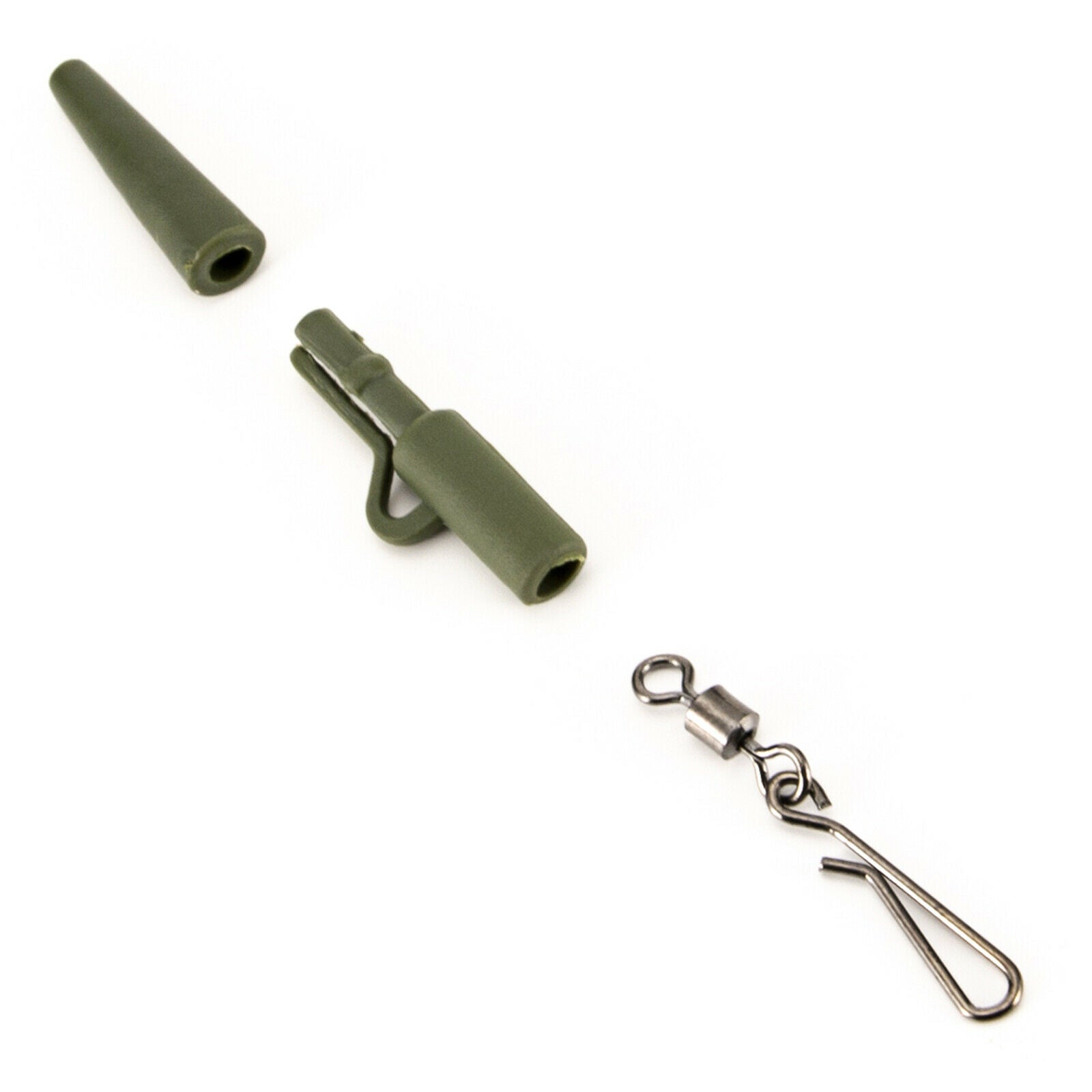 All in One Anti-rust Carp Fishing Tackles Assorted Sizes Rolling Swivels