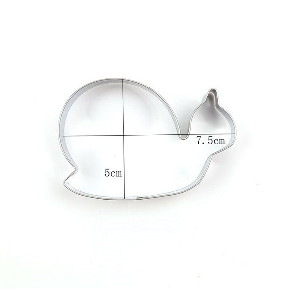 snail stainless steel cookie cutter cake baking mould biscuit diy mould S.l8