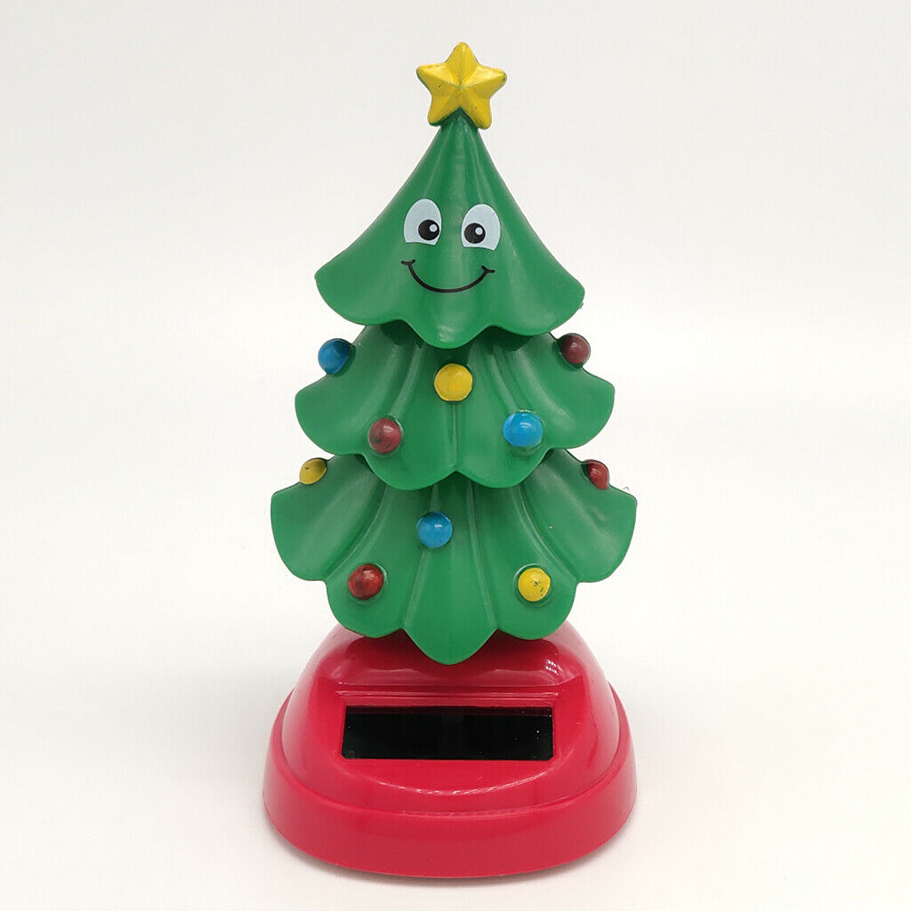 Solar Powered Dancing Shake Head Christmas Tree  Children's Toys