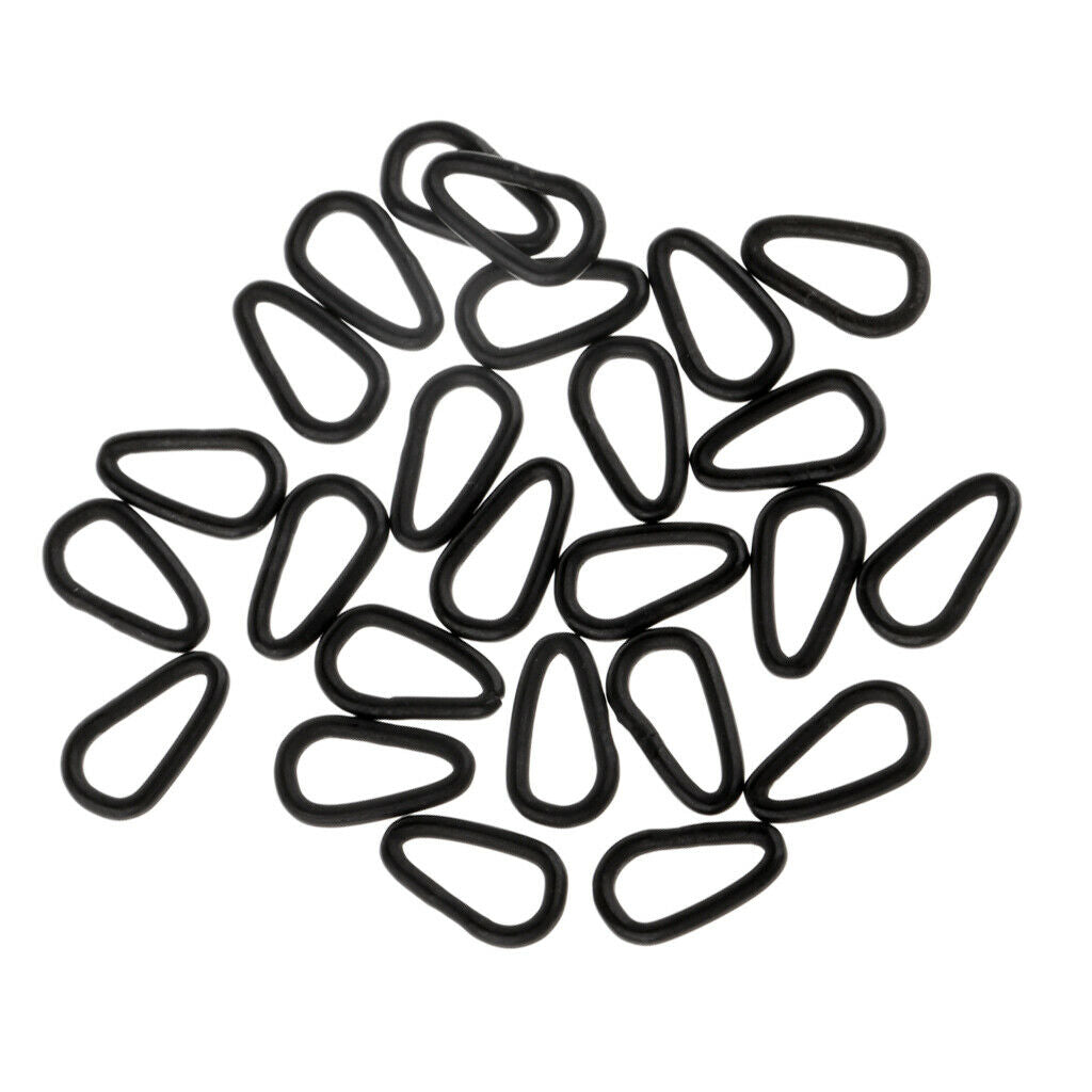 Prettyia   25pcs   Carp   Fishing   Rig   Rings   Links   Loops   Quick   Change