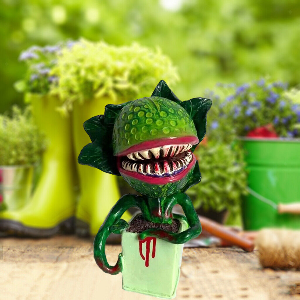 Horror Corpse Flower Statue Plant Festival Yard Desktop Decors Collection