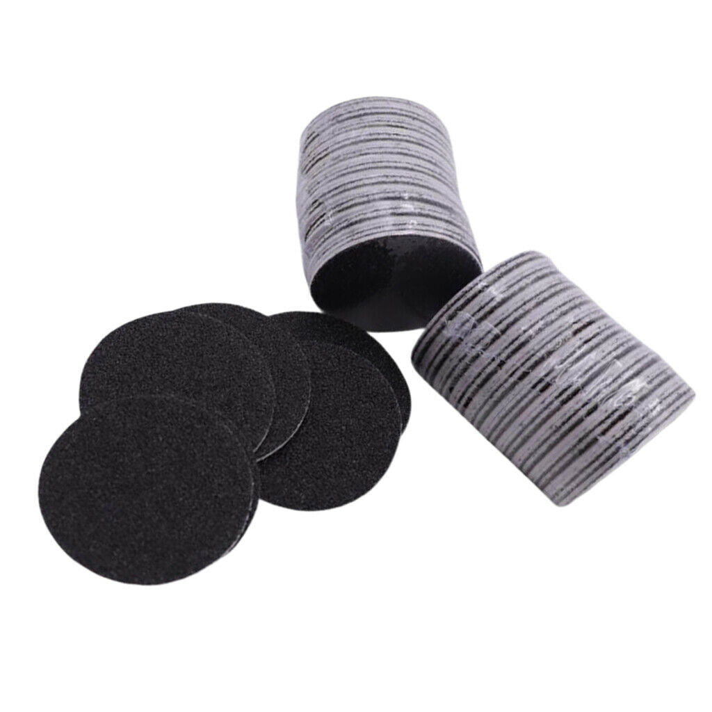 180 Pieces Round Replacement Sandpaper Pads for Electric Callus Remover